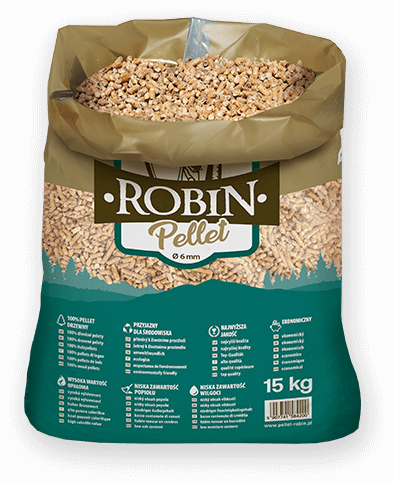 worek pelletu opałowego Robin do kupienia w Pajęcznie lub sklepie internetowym